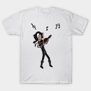 D.M. Plays Violin Cartoon 1 T-Shirt